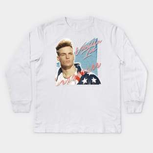 Vanilla Ice / 90s Aesthetic Fan Art Design Kids Long Sleeve T-Shirt